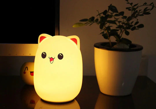 Cute LED Kitty Night Light