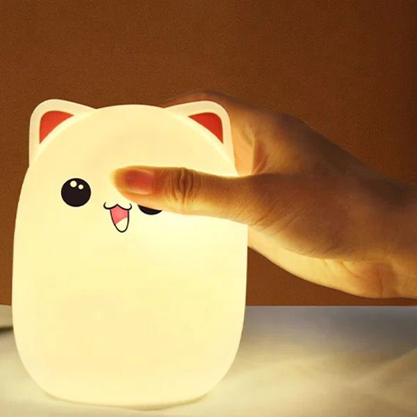 Cute LED Kitty Night Light