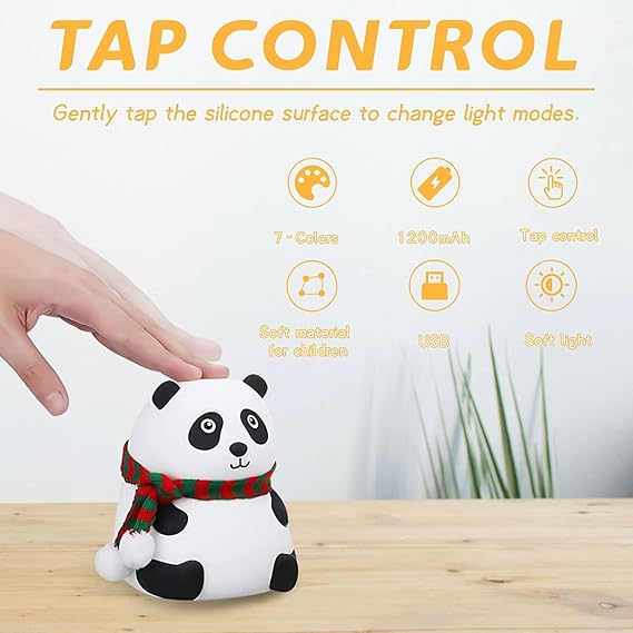 Night Lights for Kids Room, Cute Panda Kids Night Light