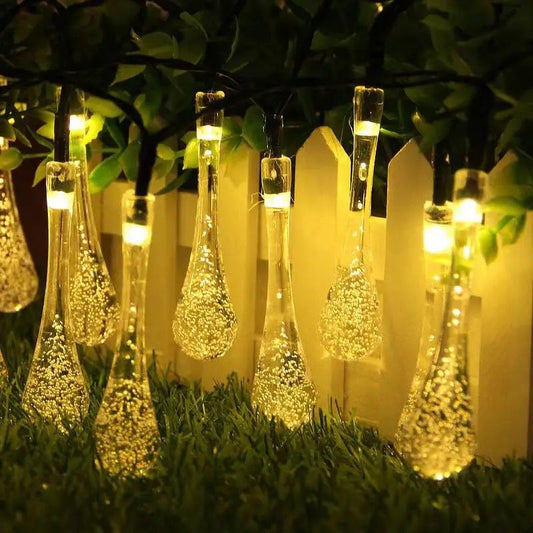 Water LED Drop String Lights