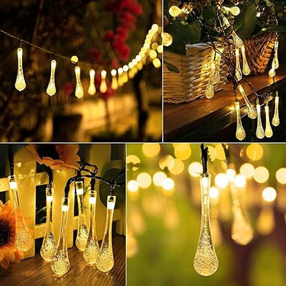 Water LED Drop String Lights