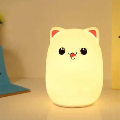 Cute LED Kitty Night Light