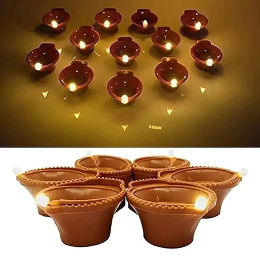 Light Water Sensor Diyas Plastic with, Ambient Lights